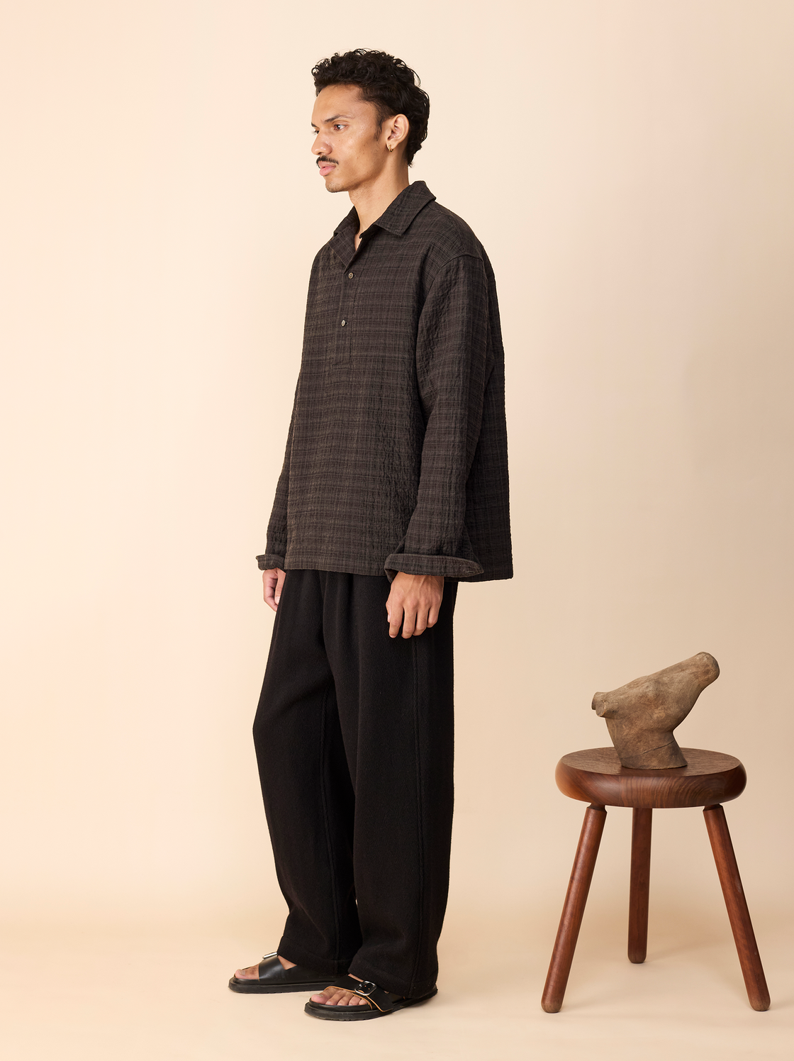 IT.024.15.128 PADDED FRONT PLACKET SHIRT