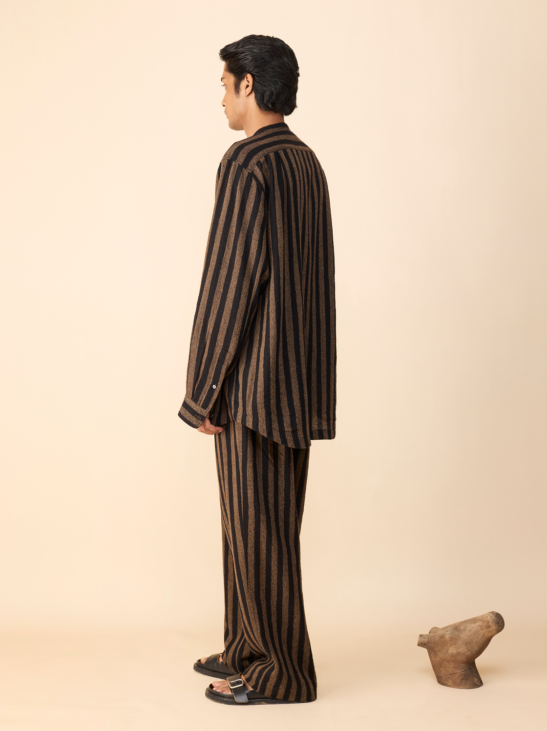 IT.024.15.130 WOOL BAND COLLAR SHIRT