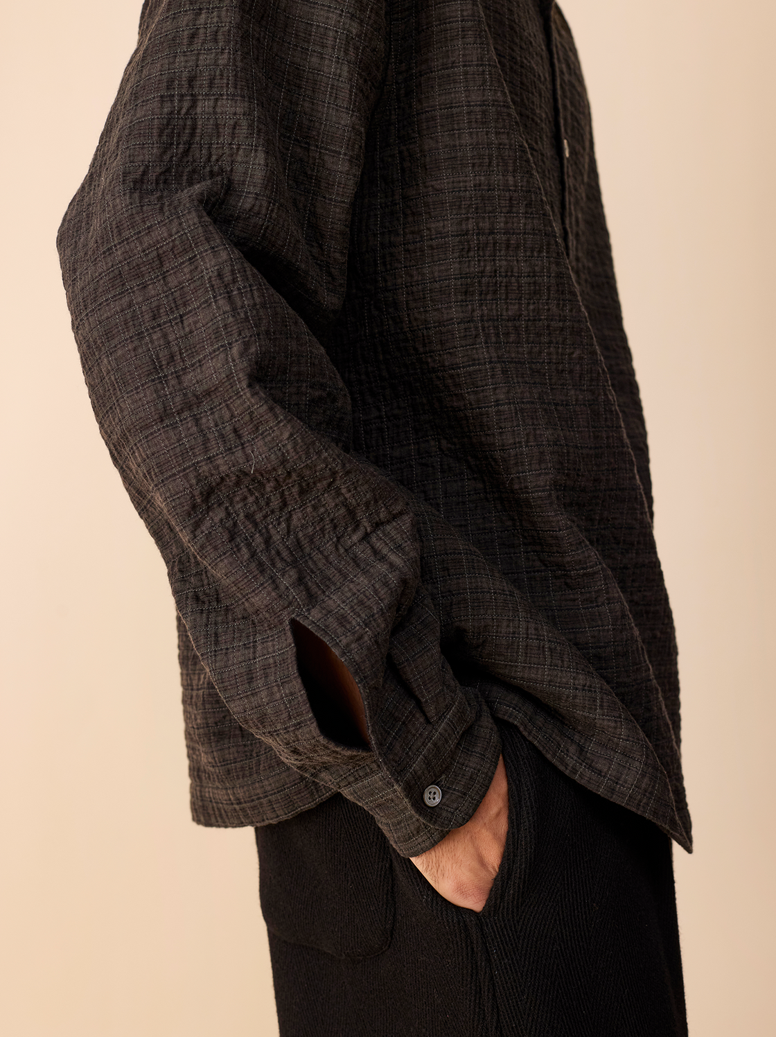 IT.024.15.128 PADDED FRONT PLACKET SHIRT