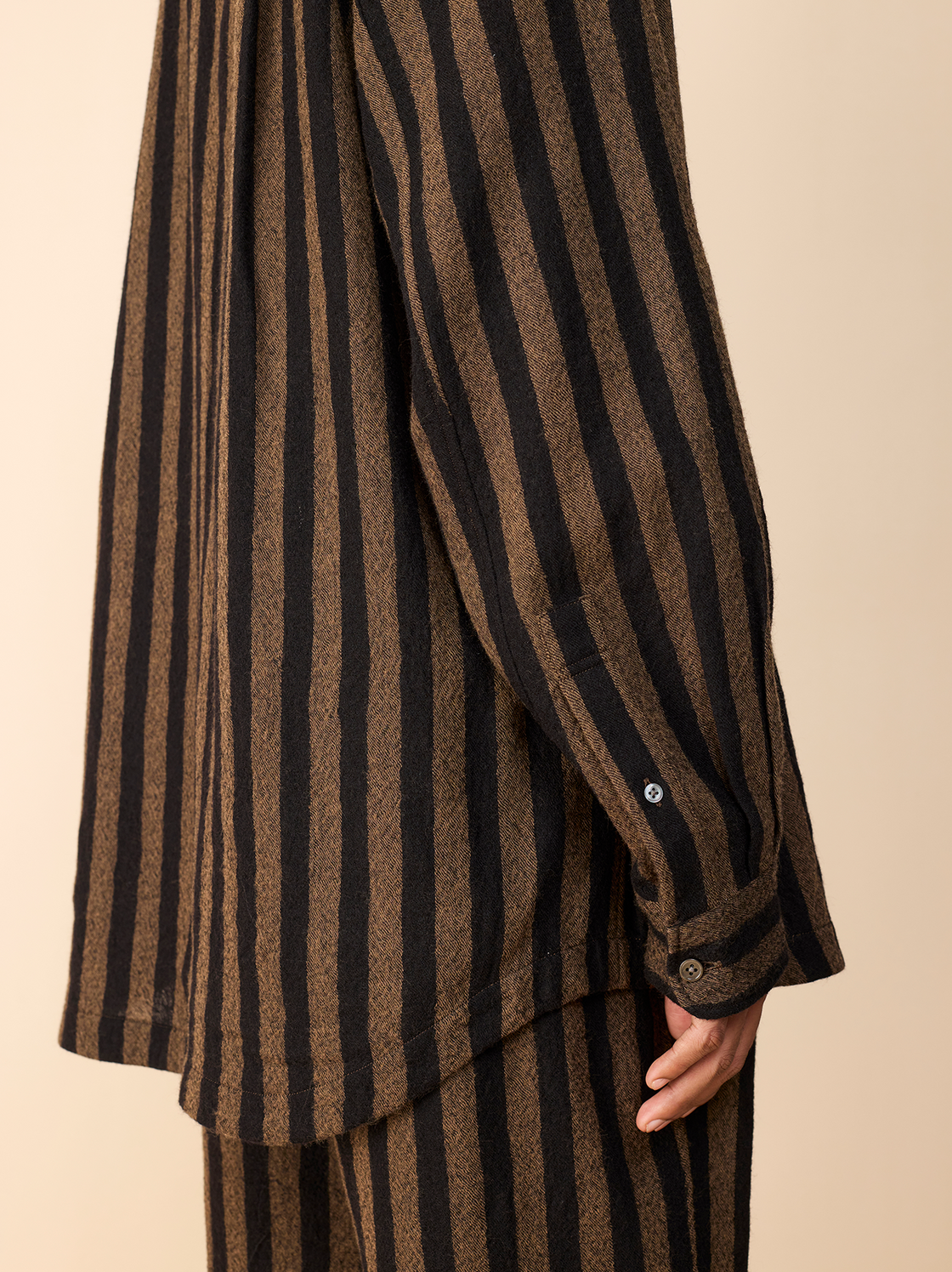 IT.024.15.130 WOOL BAND COLLAR SHIRT
