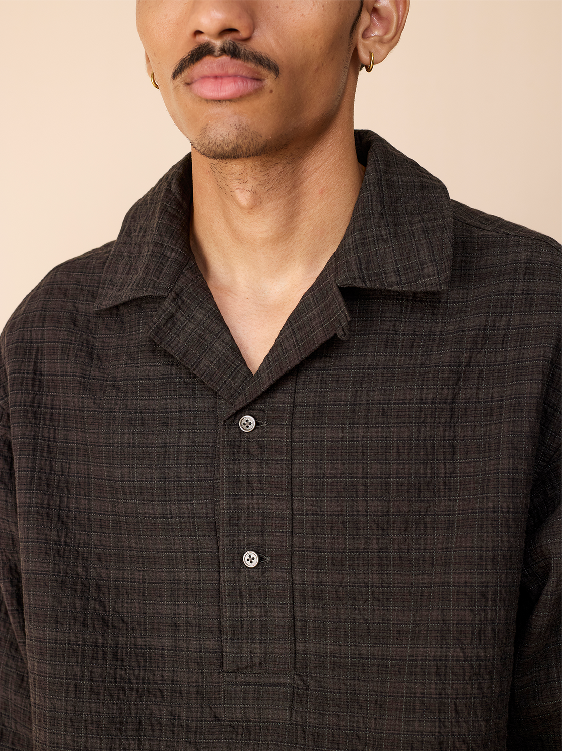 IT.024.15.128 PADDED FRONT PLACKET SHIRT