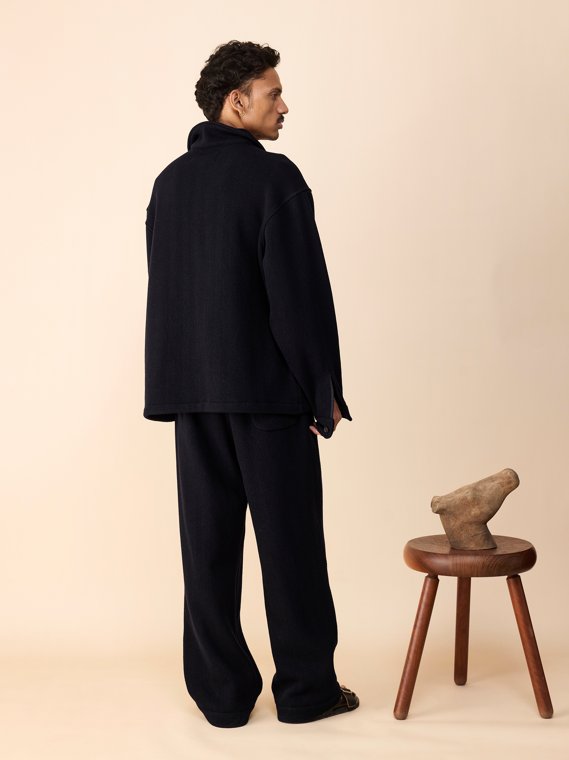 IT.024.15.134 HERRINGBONE FRONT PLACKET SHIRT