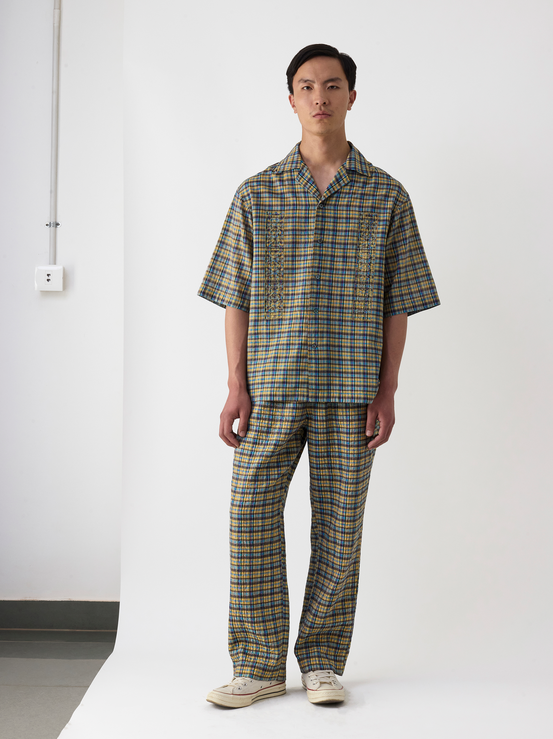 IT.024.14.92 EMBROIDERED CAMP SHIRT