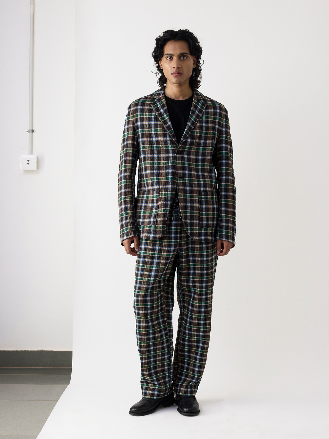 IT.024.14.88 PADDED PLAID JACKET