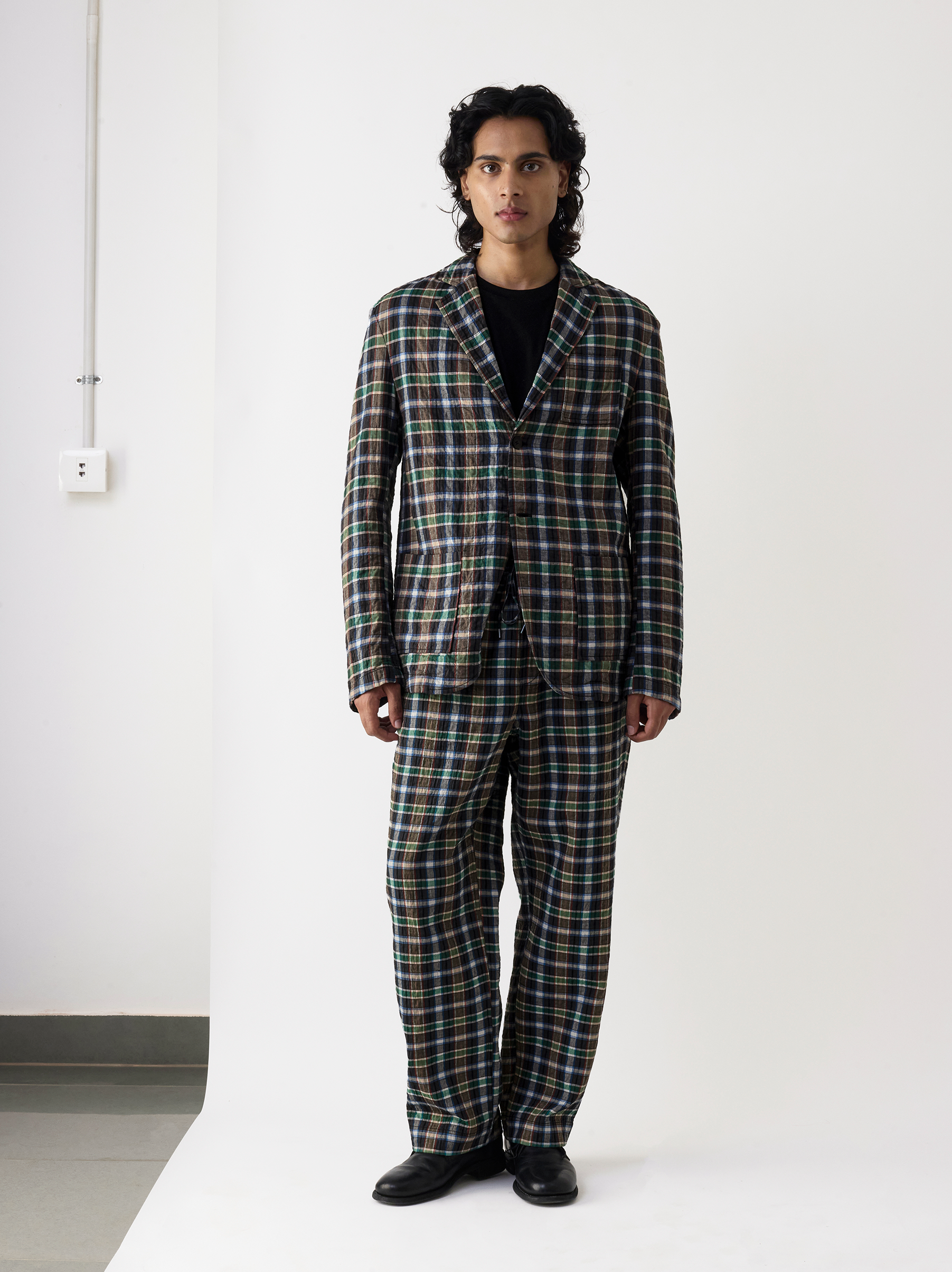 IT.024.14.88 PADDED PLAID JACKET