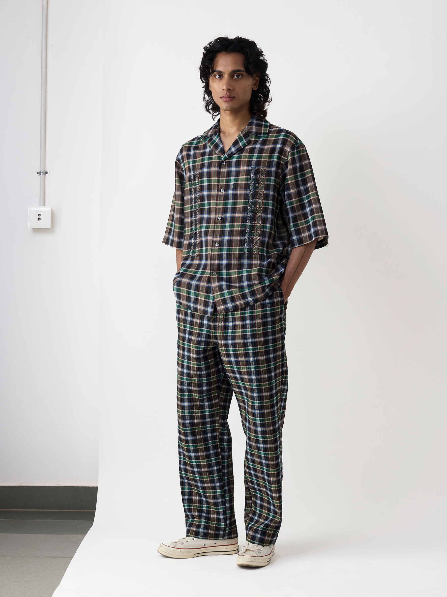 IT.024.14.92 EMBROIDERED CAMP SHIRT