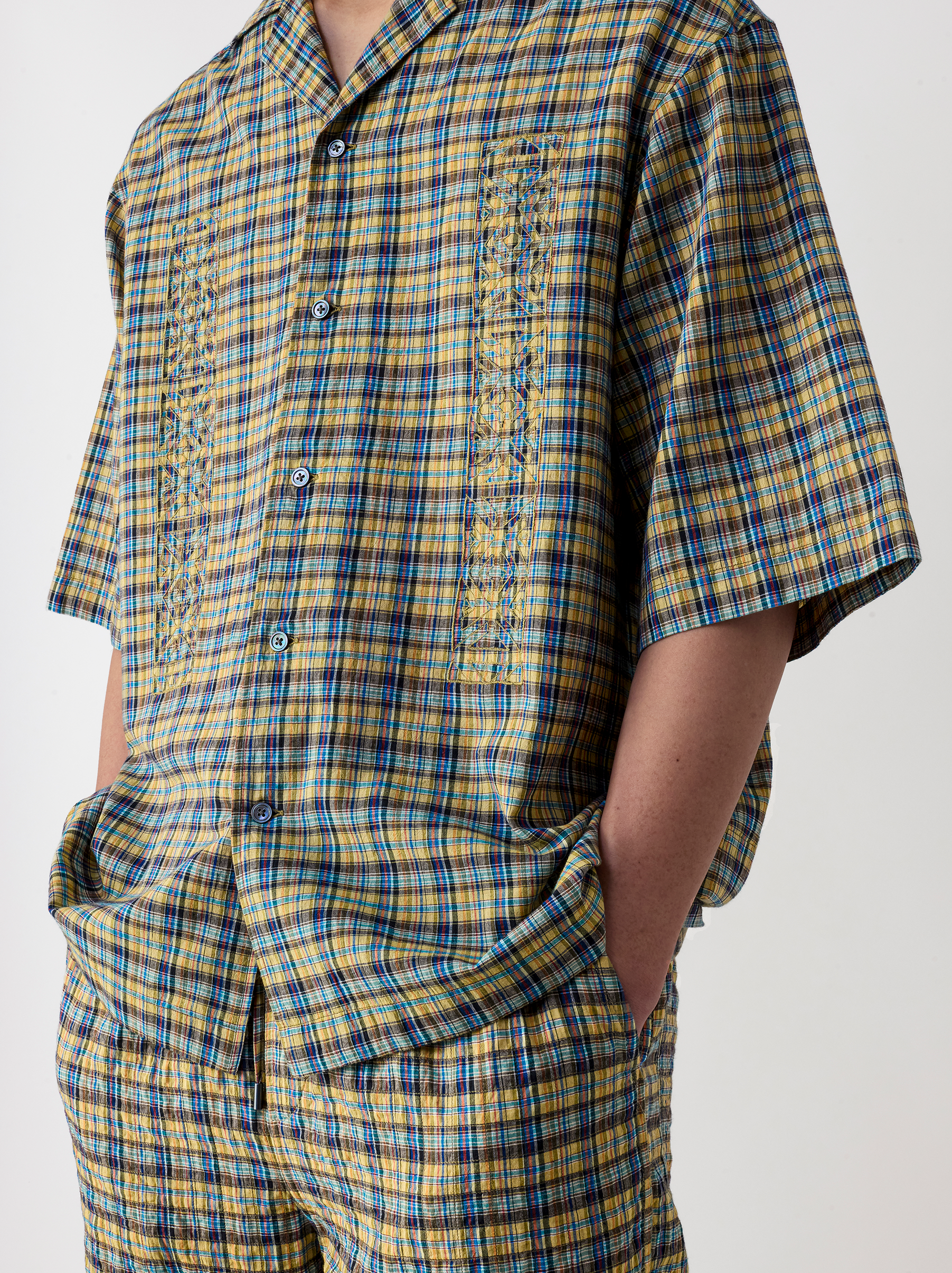 IT.024.14.92 EMBROIDERED CAMP SHIRT