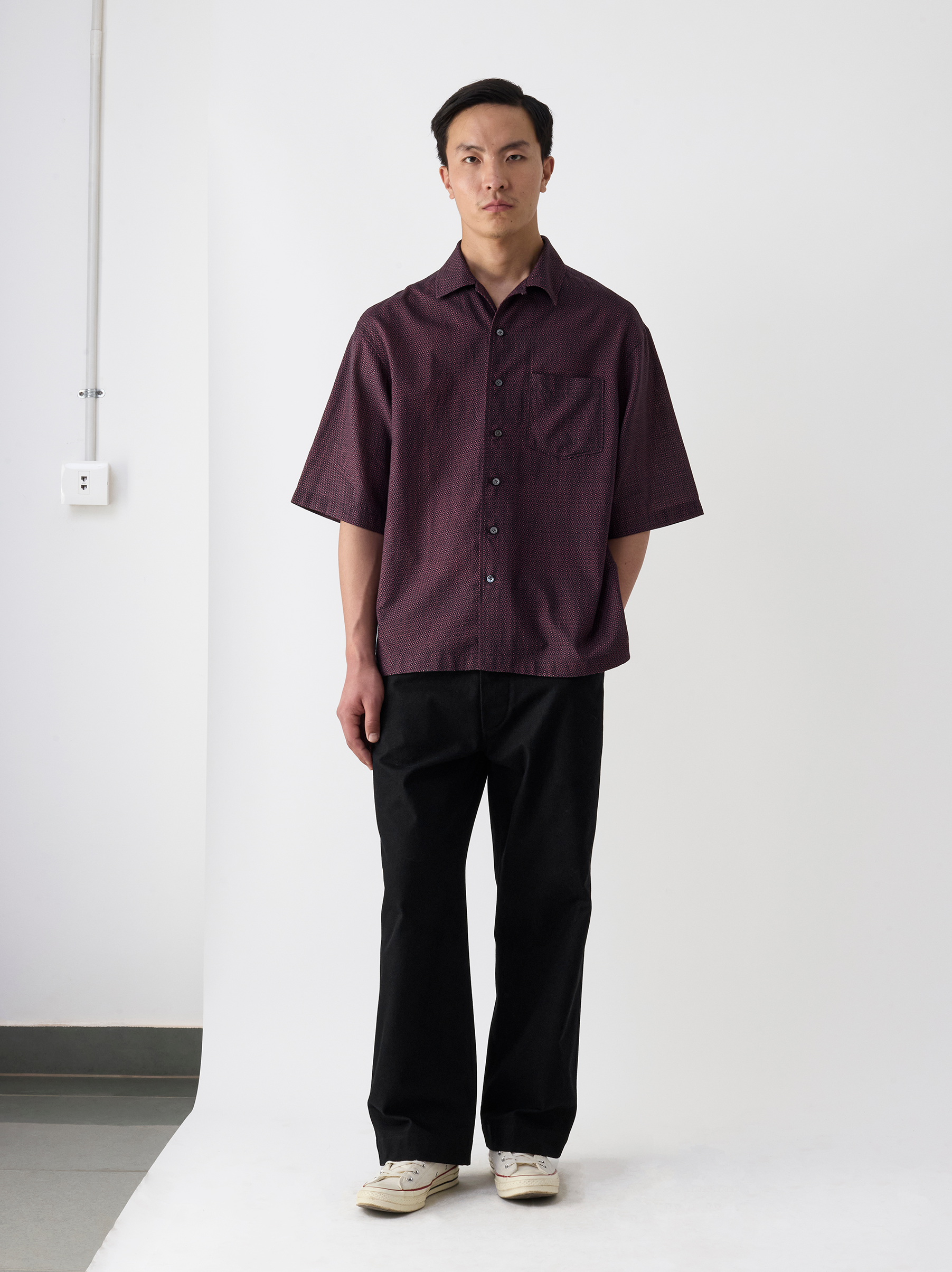 IT.024.14.109 DOT PRINT CAMP SHIRT