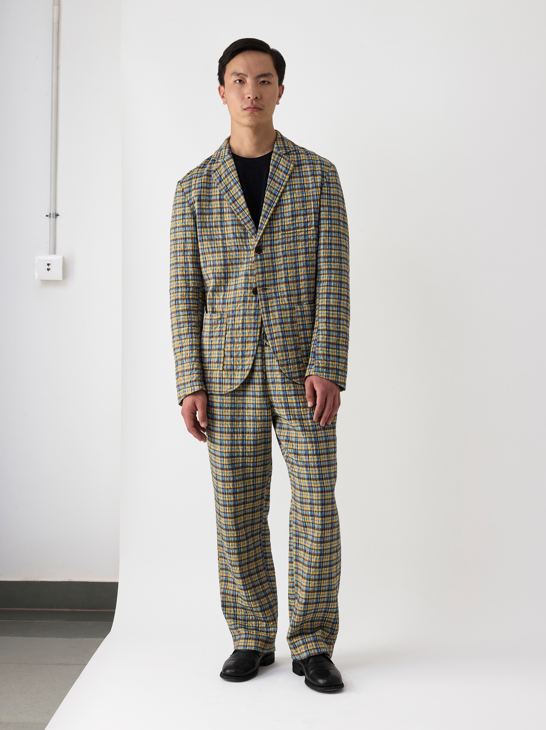 IT.024.14.88 PADDED PLAID JACKET