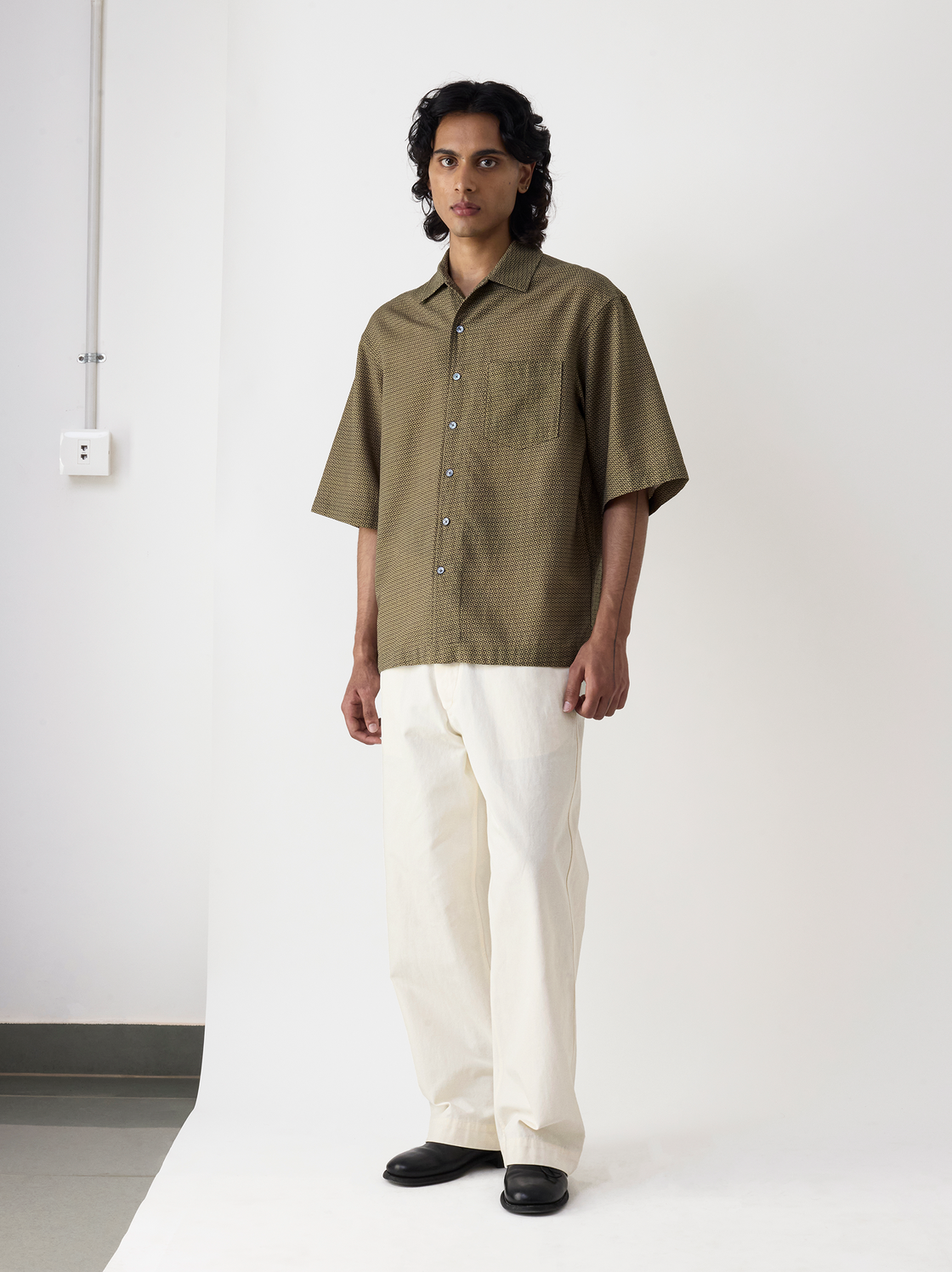 IT.024.14.109 DOT PRINT CAMP SHIRT