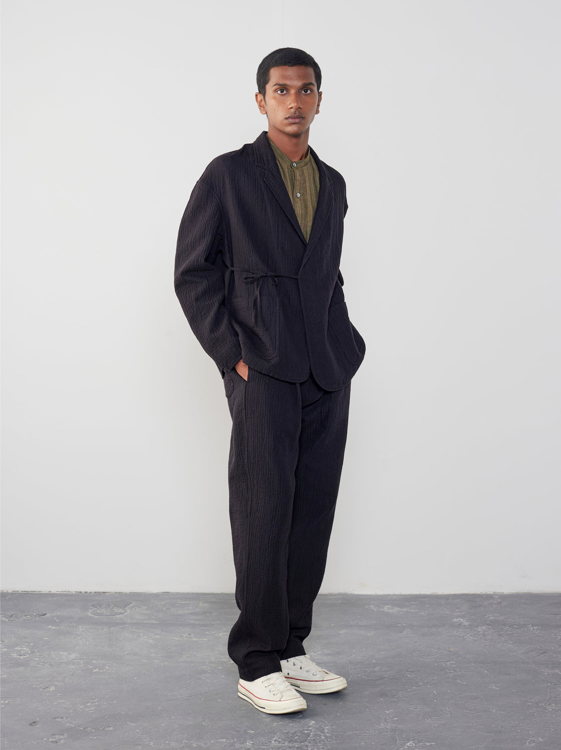 IT.EXC.23.26 OVERDYED PADDED WRAP JACKET
