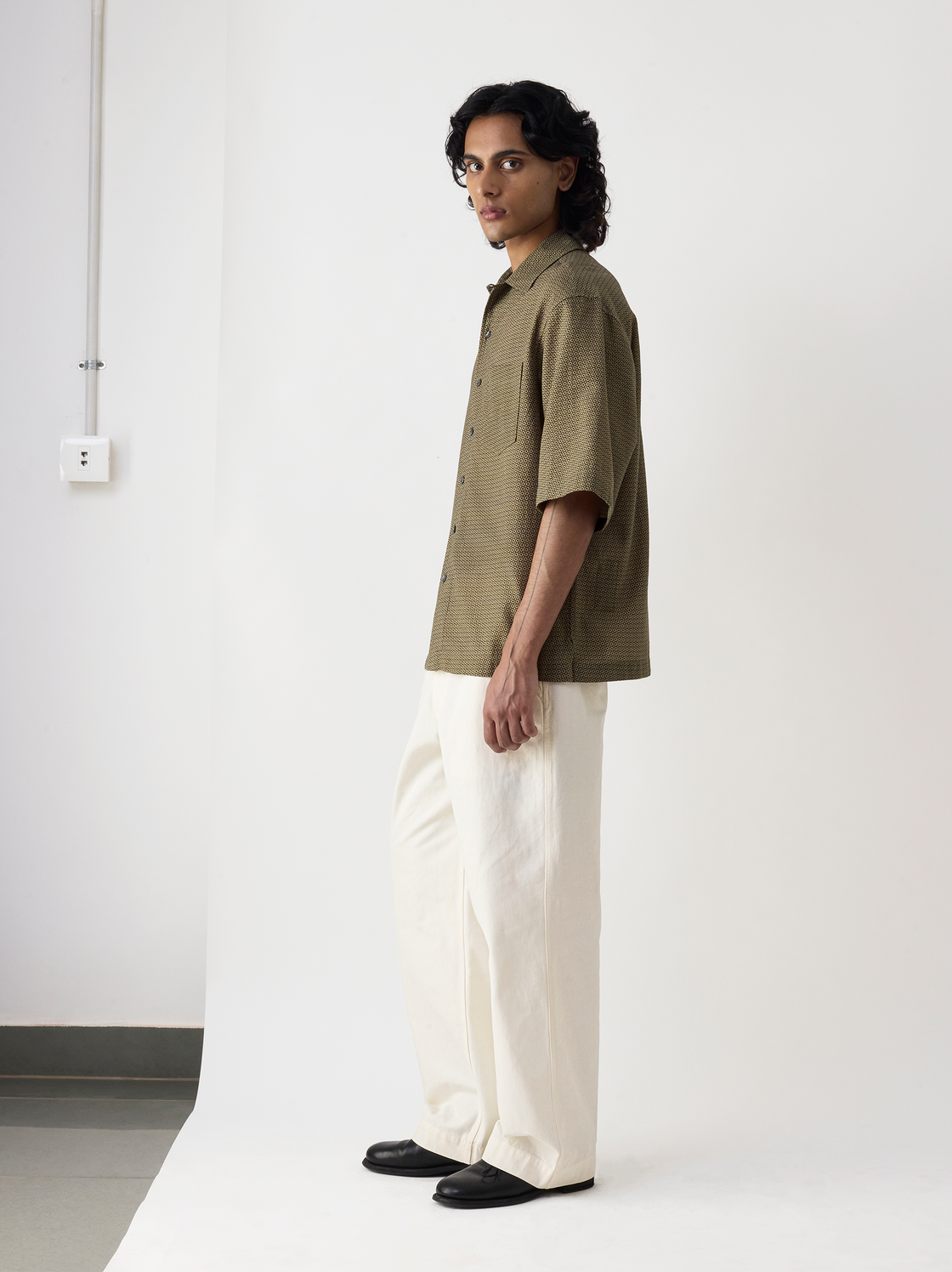 IT.024.14.109 DOT PRINT CAMP SHIRT