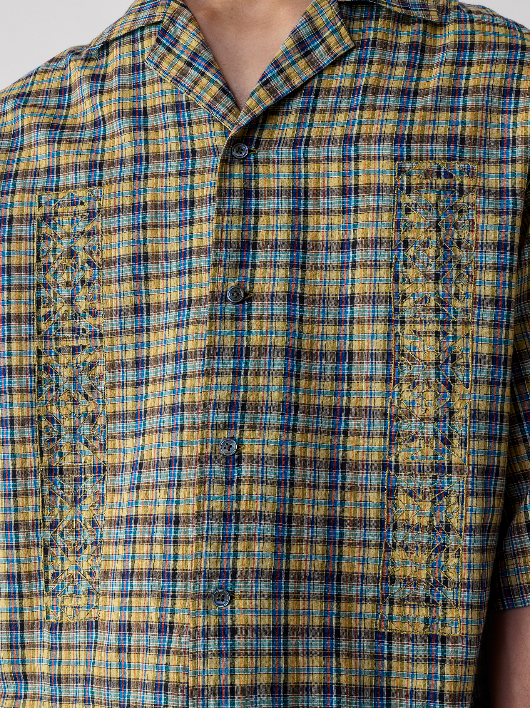 IT.024.14.92 EMBROIDERED CAMP SHIRT