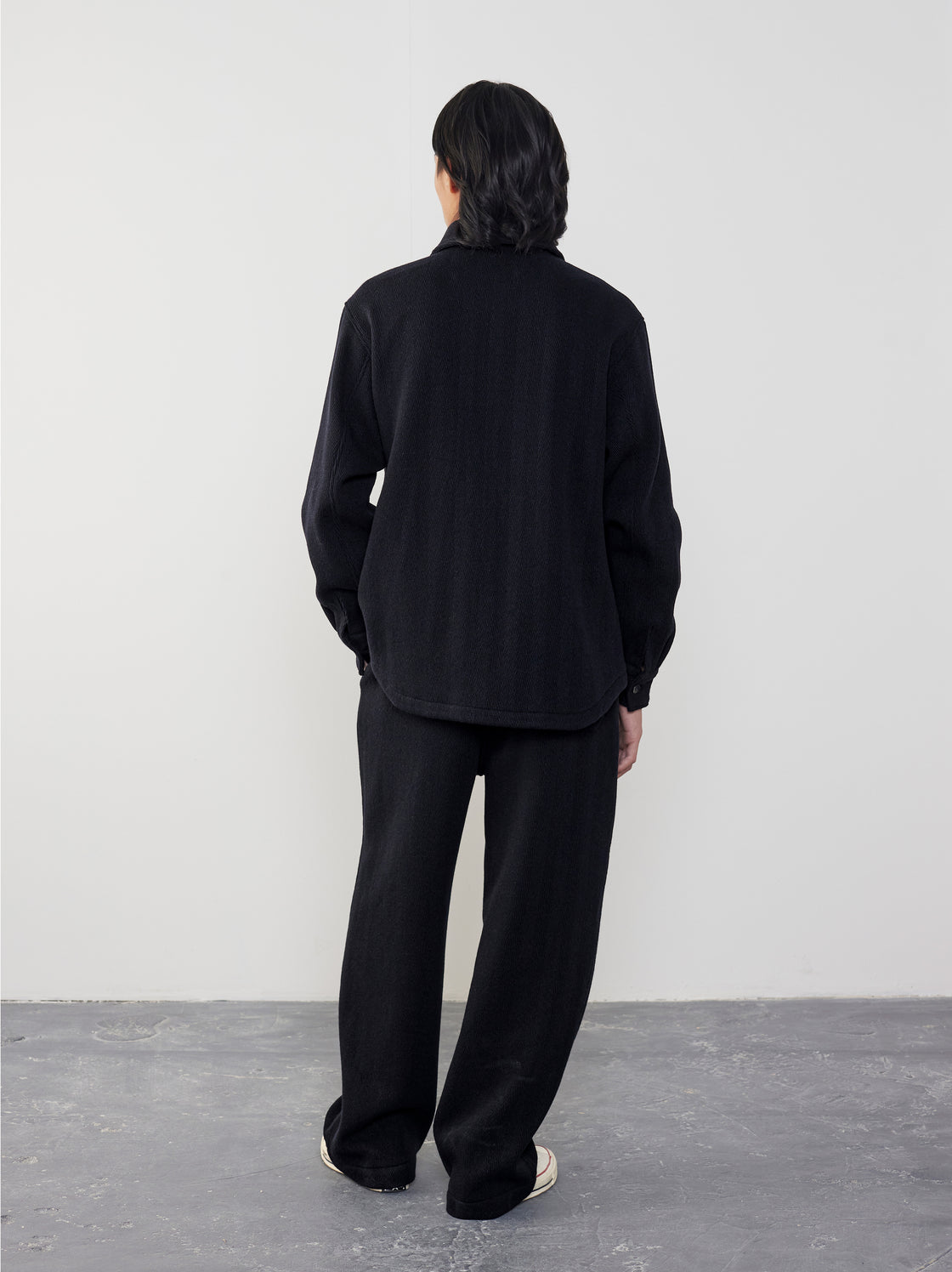 IT.EXC.23.24 HERRINGBONE WOOL OVERSHIRT