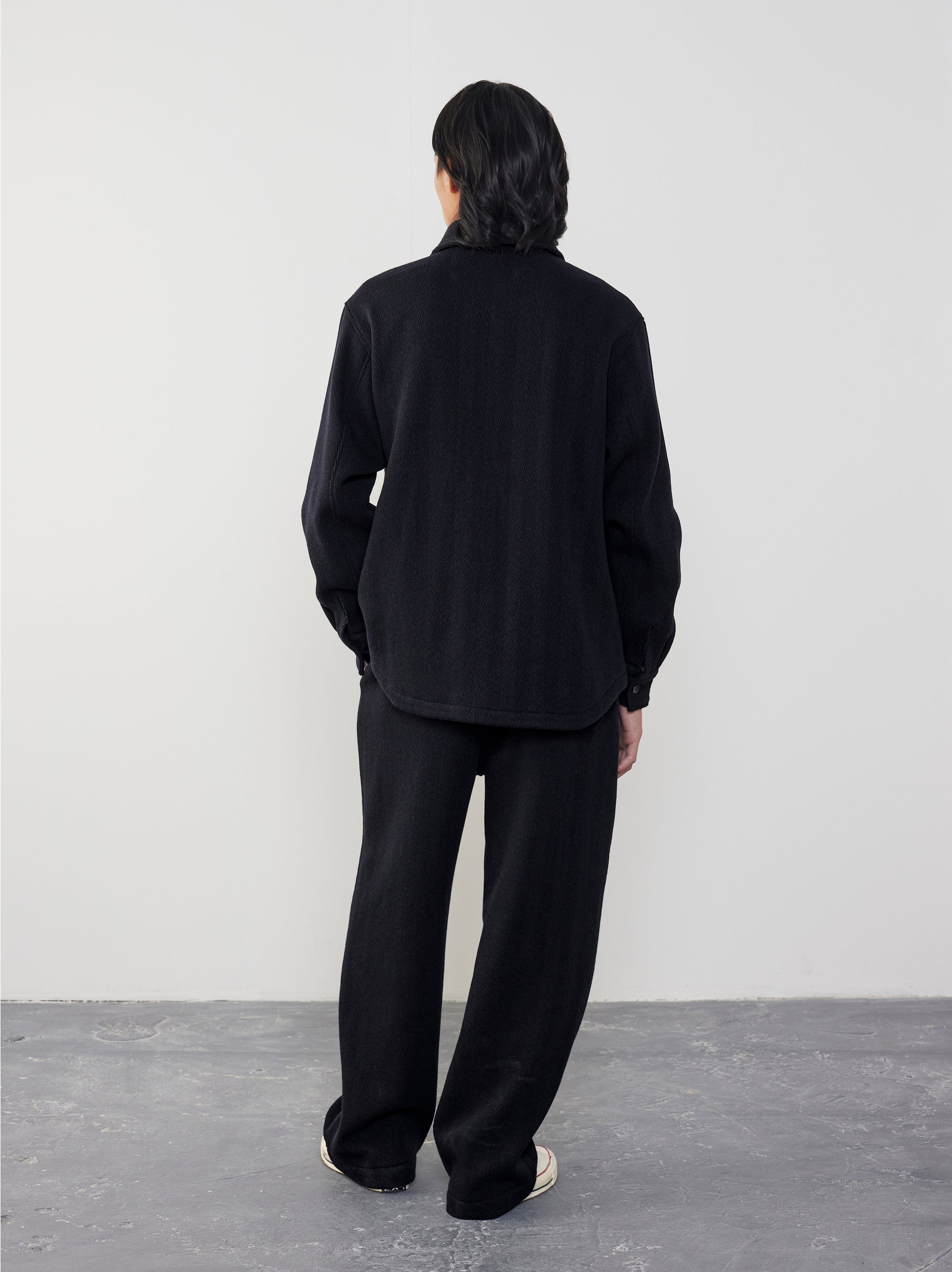 IT.EXC.23.24 HERRINGBONE WOOL OVERSHIRT