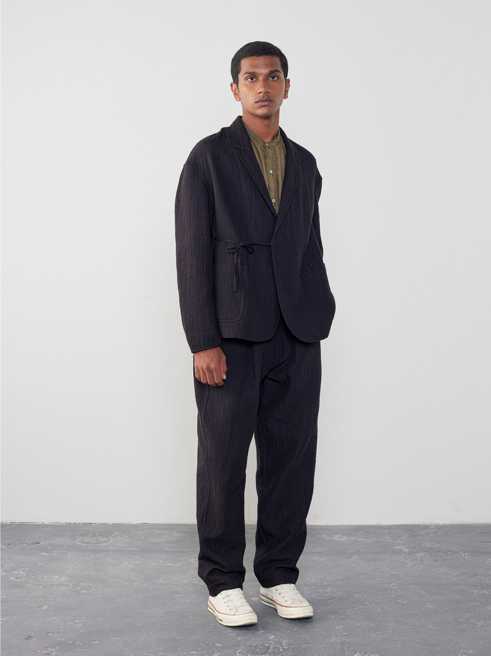 IT.EXC.23.26 OVERDYED PADDED WRAP JACKET